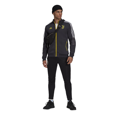 Veste survêtement Juventus Anthem noir jaune 2021/22