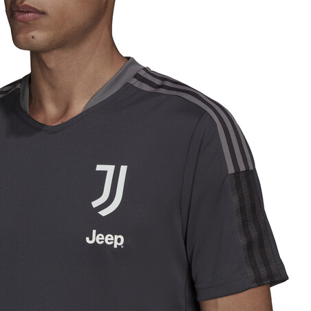 Maillot entraînement Juventus gris blanc 2021/22