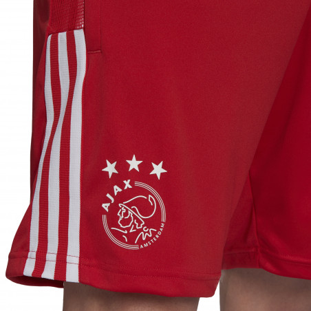 Short entraînement Ajax Amsterdam rouge blanc 2021/22