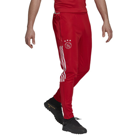Pantalon survêtement Ajax Amsterdam rouge blanc 2021/22