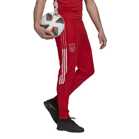 Pantalon survêtement Ajax Amsterdam rouge blanc 2021/22