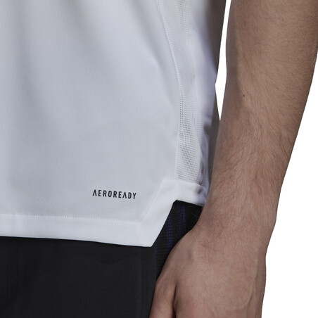 Maillot entraînement Real Madrid blanc orange 2021/22
