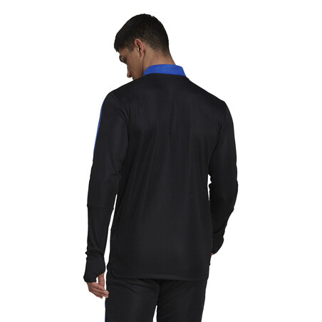 Sweat zippé Real Madrid noir orange 2021/22