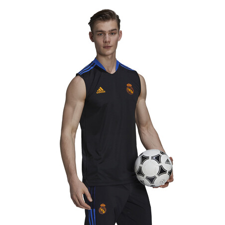 Débardeur Real Madrid noir orange 2021/22