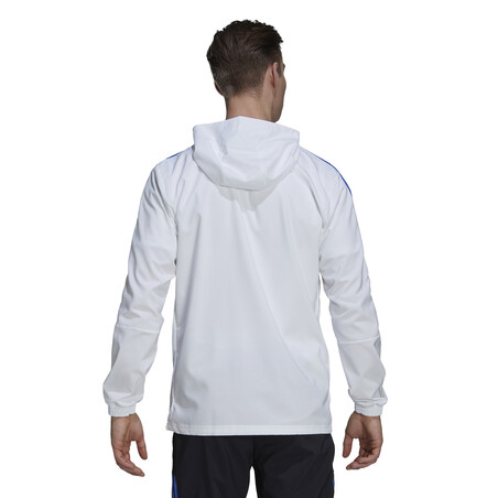 Veste survêtement Real Madrid blanc orange 2021/22
