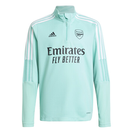 Sweat zippé junior Arsenal vert 2021/22