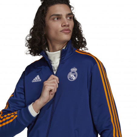 Veste survêtement Real Madrid 3S bleu orange 2021/22