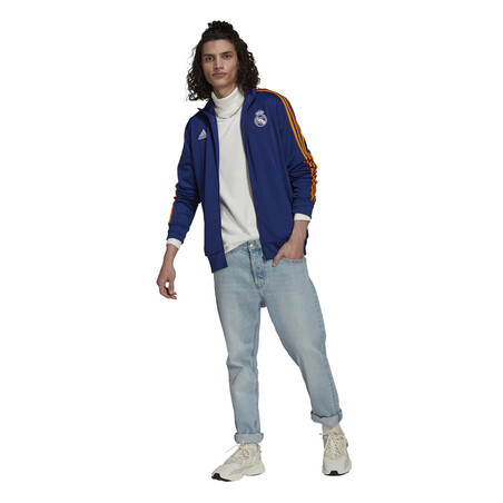 Veste survêtement Real Madrid 3S bleu orange 2021/22