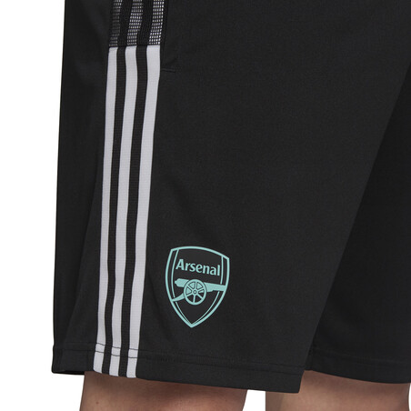 Short entraînement Arsenal noir vert 2021/22