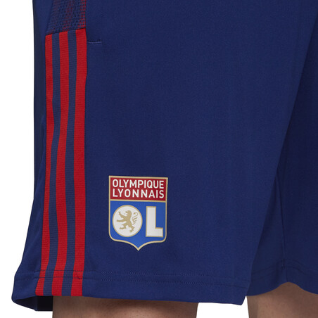 Short entraînement Olympique Lyonnais bleu rouge 2021/22