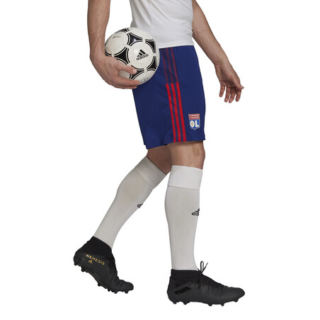 Short entraînement Olympique Lyonnais bleu rouge 2021/22