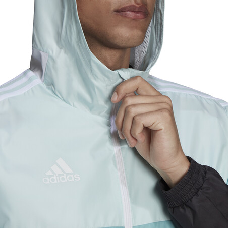 Coupe vent adidas Tiro bleu noir