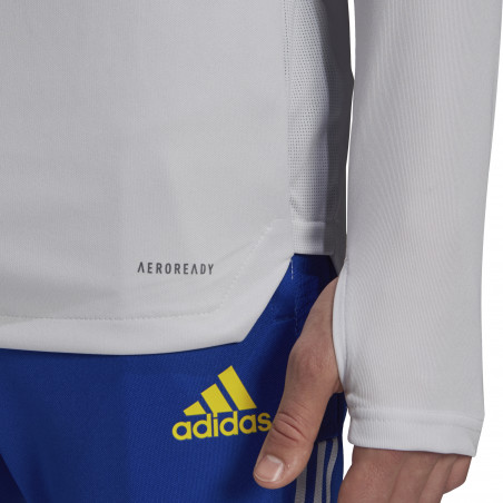 Sweat zippé Boca Juniors gris bleu 2021