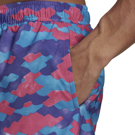 Short de bain Real Madird bleu rouge 2021/22