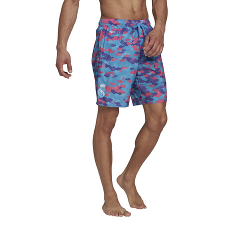 Short de bain Real Madird bleu rouge 2021/22