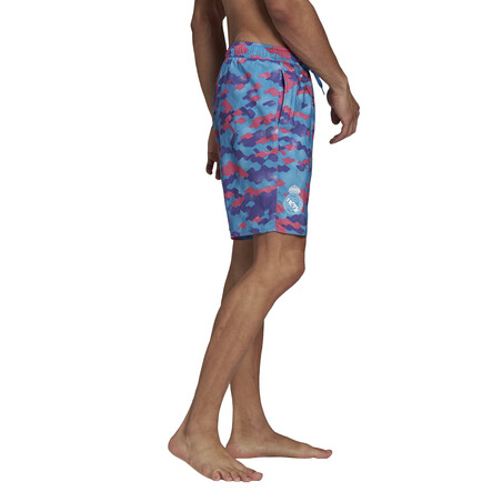 Short de bain Real Madird bleu rouge 2021/22