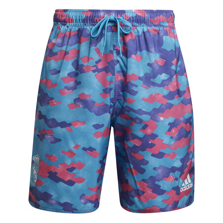 Short de bain Real Madird bleu rouge 2021/22