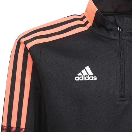 Sweat zippé junior Juventus noir rose 2021/22