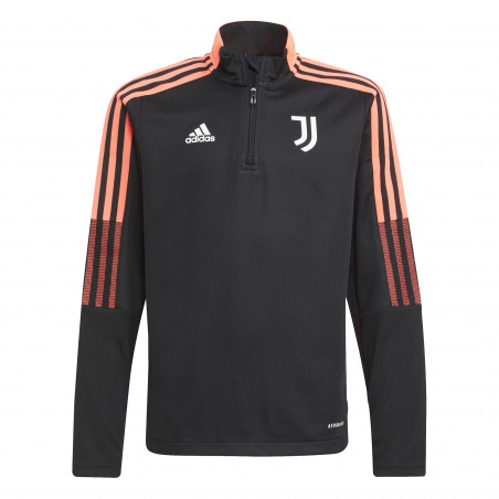 Sweat zippé junior Juventus noir rose 2021/22
