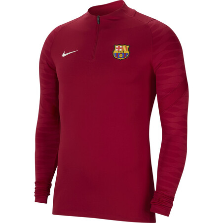 Sweat zippé FC Barcelone Strike rouge 2021/22