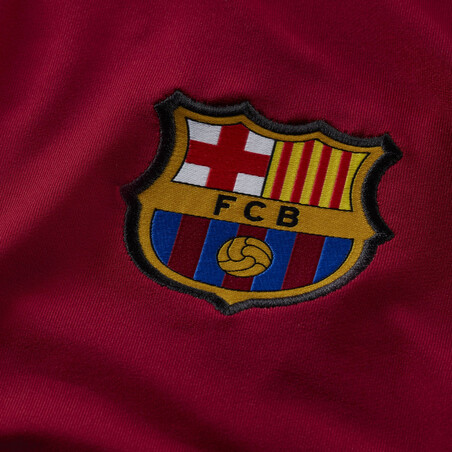 Sweat zippé FC Barcelone Strike rouge 2021/22