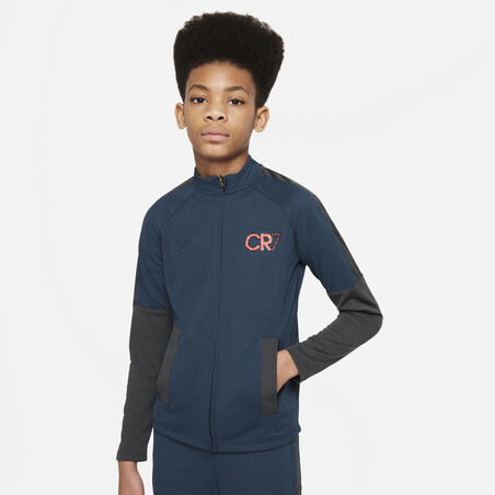 Ensemble survêtement junior Nike CR7 bleu rouge