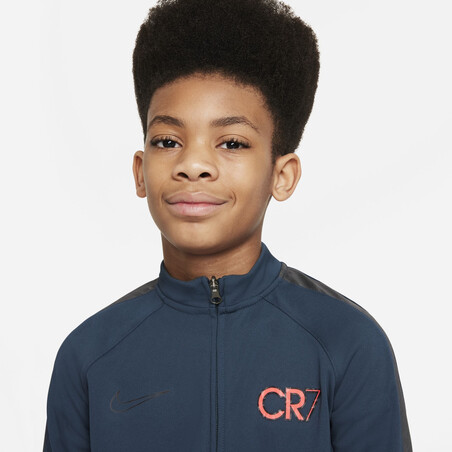 Ensemble survêtement junior Nike CR7 bleu rouge