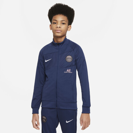 Ensemble survêtement junior PSG Academy bleu rose 2021/22