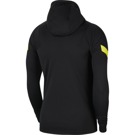 Veste survêtement à capuche Chelsea noir jaune 2021/22