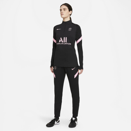 Pantalon survêtement Femme PSG Strike noir rose 2021/22