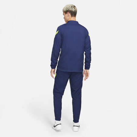 Ensemble survêtement Tottenham Woven bleu jaune 2021/22