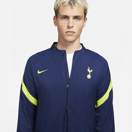 Ensemble survêtement Tottenham Woven bleu jaune 2021/22