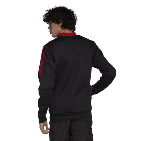 Veste survêtement Manchester United Anthem noir rouge 2021/22
