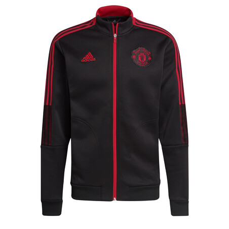 Veste survêtement Manchester United Anthem noir rouge 2021/22