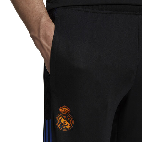 Pantalon survêtement Real Madrid noir orange 2021/22