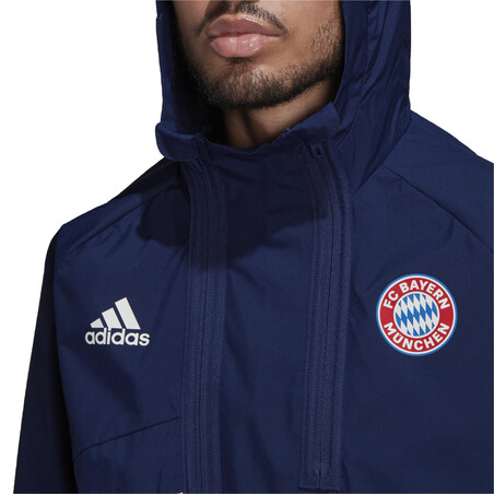 Manteau Bayern Munich bleu blanc 2021/22