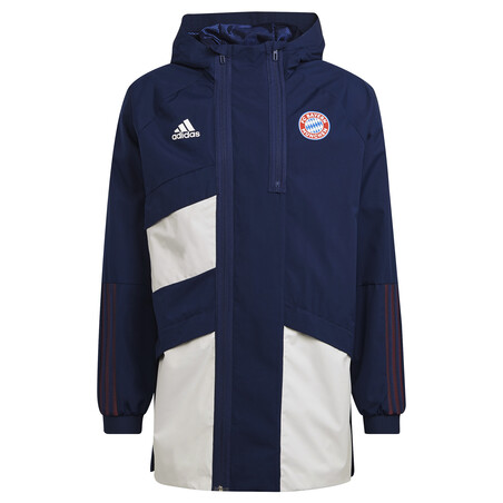 Manteau Bayern Munich bleu blanc 2021/22