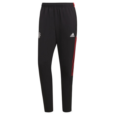 Pantalon entraînement Manchester United noir rouge 2021/22