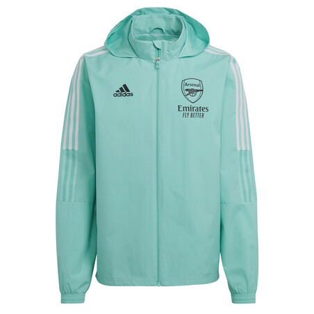 Veste imperméable Arsenal vert 2021/22