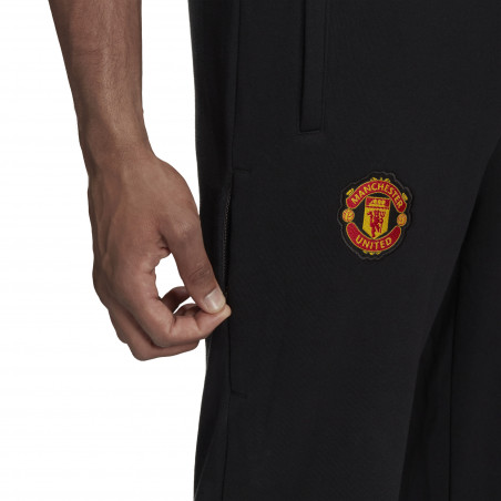Pantalon survêtement Manchester United molleton noir 2021/22
