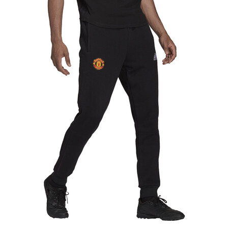 Pantalon survêtement Manchester United molleton noir 2021/22