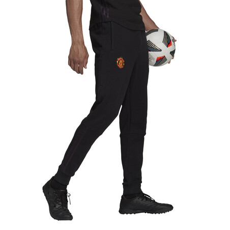 Pantalon survêtement Manchester United molleton noir 2021/22
