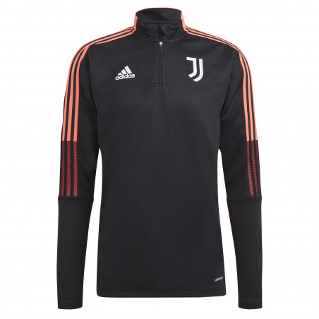 Sweat zippé Juventus noir rose 2021/22
