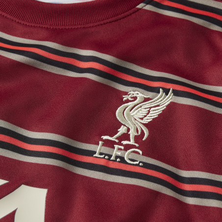 Maillot avant match Liverpool rouge 2021/22
