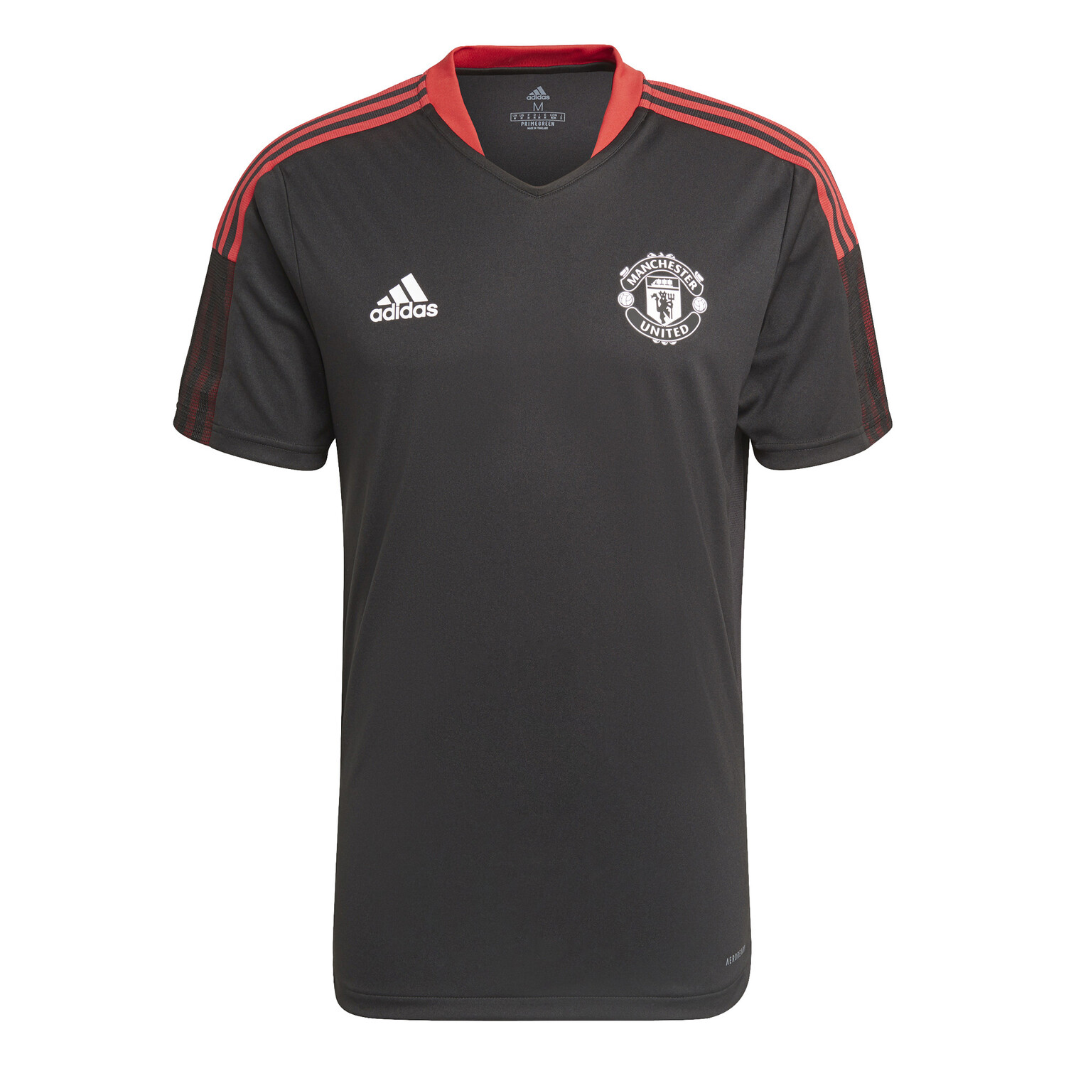 Maillot entraînement Manchester United noir rouge 2021/22 sur Foot.fr