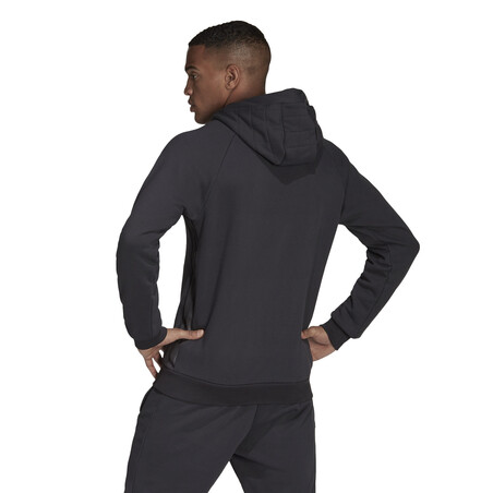 Sweat à capuche Real Madrid noir 2021/22