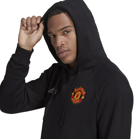 Sweat à capuche Manchester United noir 2021/22