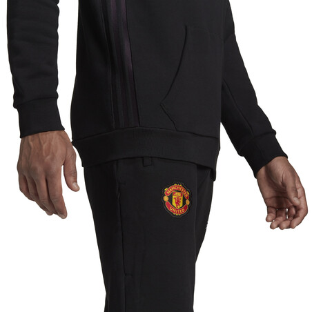 Sweat à capuche Manchester United noir 2021/22