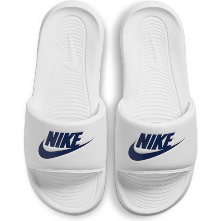 Sandales Nike Victori One blanc bleu