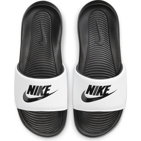 Sandales Nike Victori One blanc noir